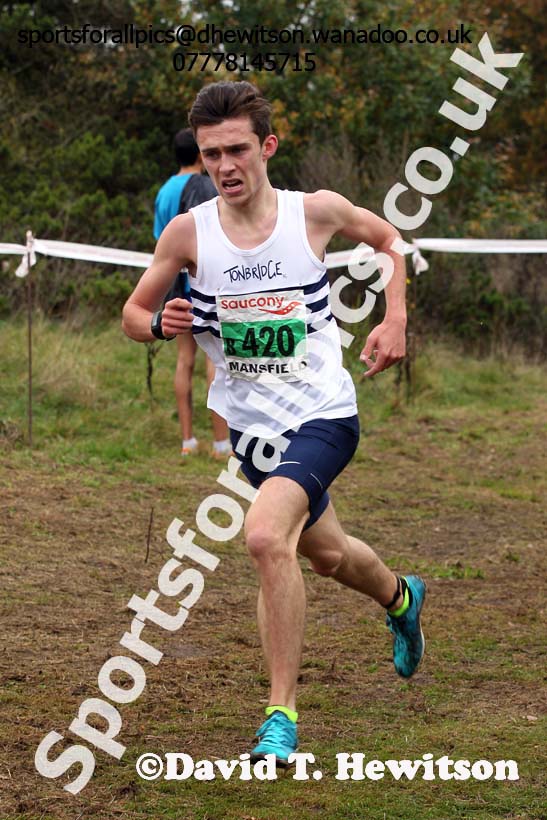 Junior men, National Cross Country Relays, Berry Park, Mansfield. Photo: David T. Hewitson/Sports for All Pics